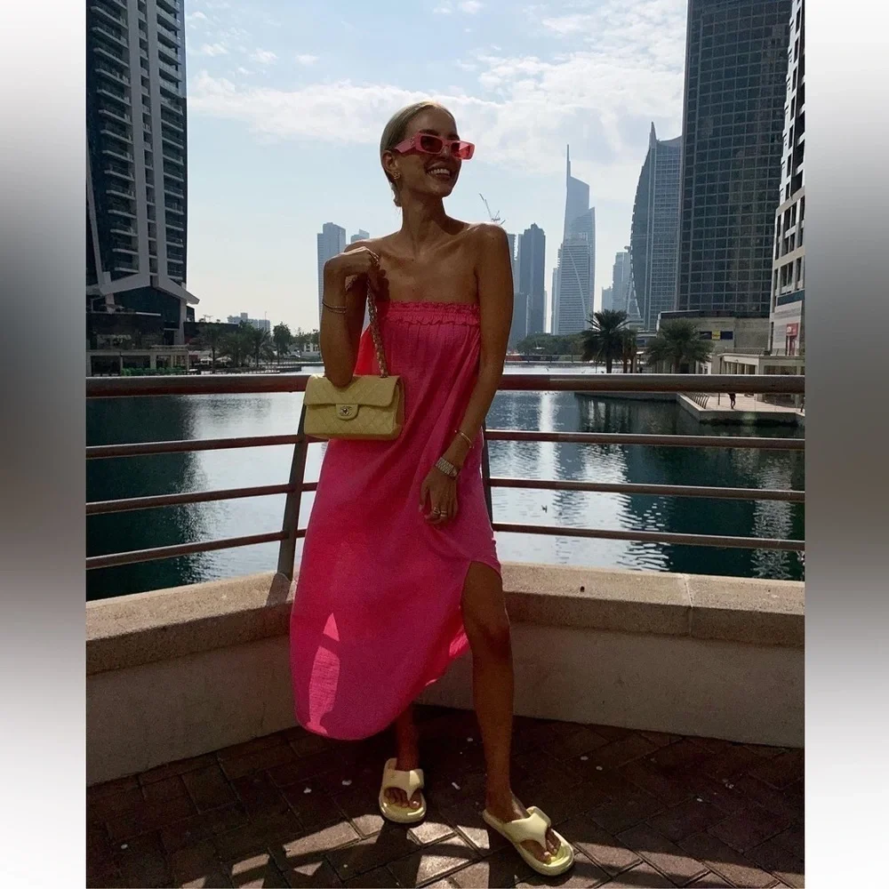 Chanel Flip Flops 22P Lambskin Padded Pool Thong FlipFlop Pillow Sandals Slides - Picture 4 of 16